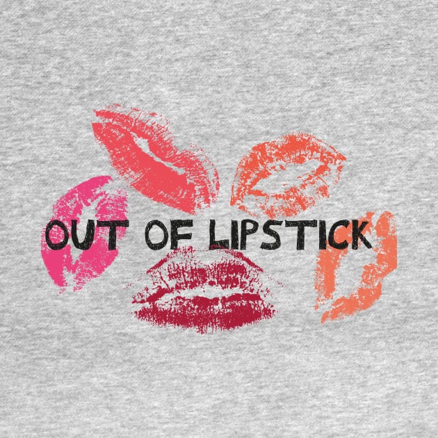 Out Of Lipstick With Lips Graphic illustration by MerchSpot